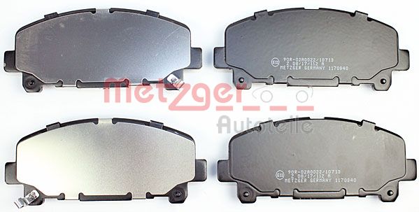 METZGER 1170840 Bremsbelagsatz, Scheibenbremse